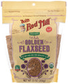 Bob's Red Mill Resealable Organic Whole Golden Flaxseed, 13 Ounce (Pack of 1)