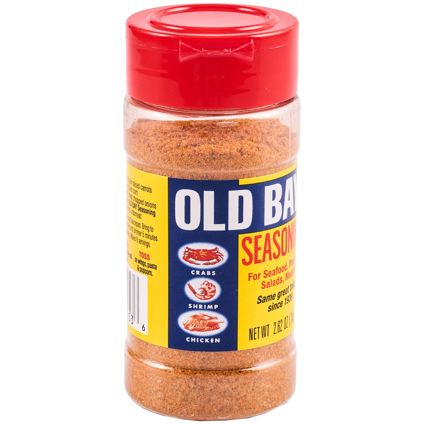 OLD BAY Shaker Bottle Seafood Seasoning, 2.62 oz