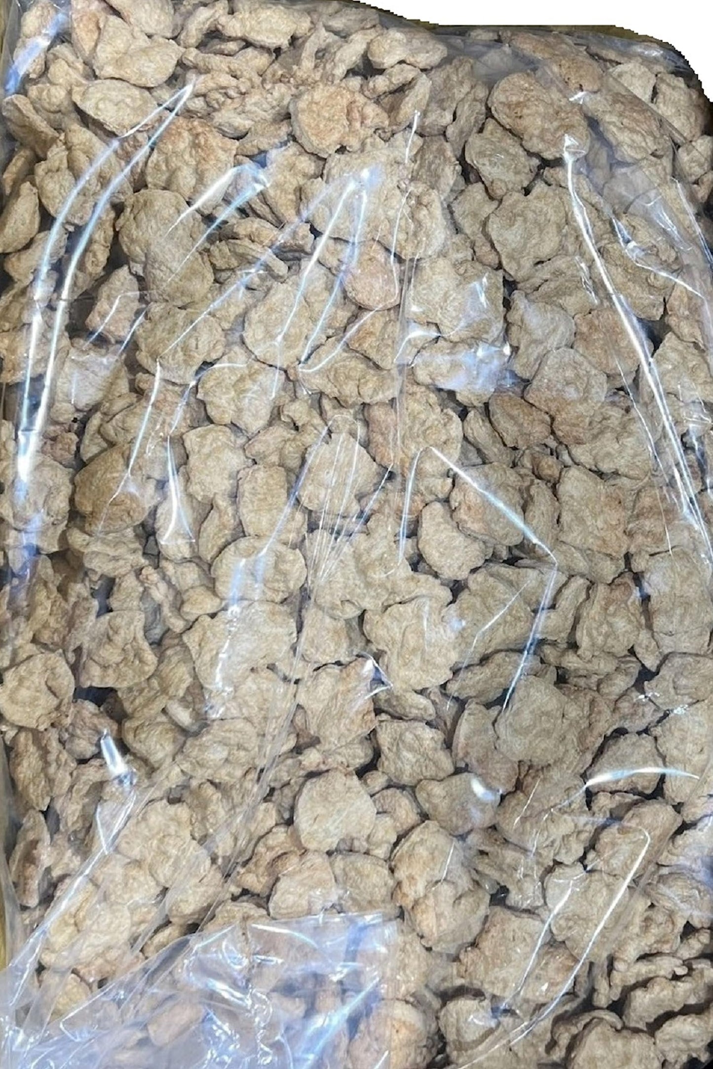 Mong Lee Shang Vegan Textured Vegetable Protein, Meatless Slices, Textured Soy Protein 11 Lb (Meat Sliced)