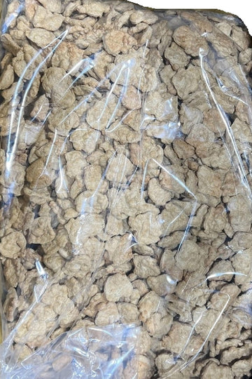 Mong Lee Shang Vegan Textured Vegetable Protein, Meatless Slices, Textured Soy Protein 11 Lb (Meat Sliced)