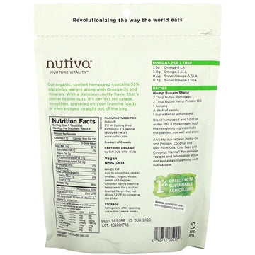 Nutiva Hempseeds, Shelled, Pouch 8.00 OZ