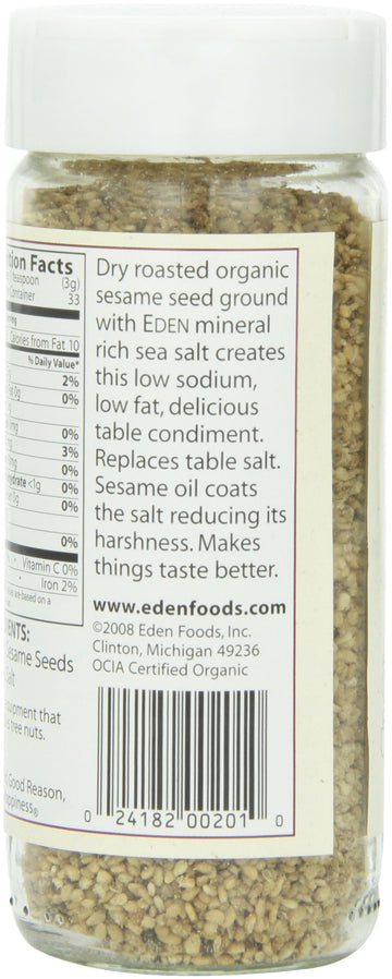 Eden Organic Gomasio, 3.5 Ounce (Pack of 12)