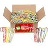 Bulk Assorted Candy Cane Individually Wrapped 96 Count - Christmas Candy Canes Variety Fruity Flavors Cherry Lemon & Hot Cocoa Holiday Colorful Candy Bulk