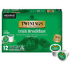 Twinings Irish Breakfast Black Tea K-Cup Pods For Keurig, 12 Count (Pack Of 6), Robust, Strong, Bold Flavour, Caffeinated, Enjoy Hot Or Iced | Packaging May Vary