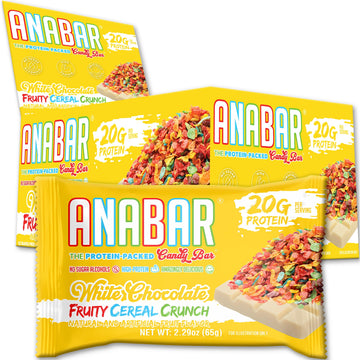 Anabar Protein Bar, The Protein-Packed Candy Bar, Amazing Tasting Protein Bar, No Sugar Alcohols, High Protein, Amazingly Delici
