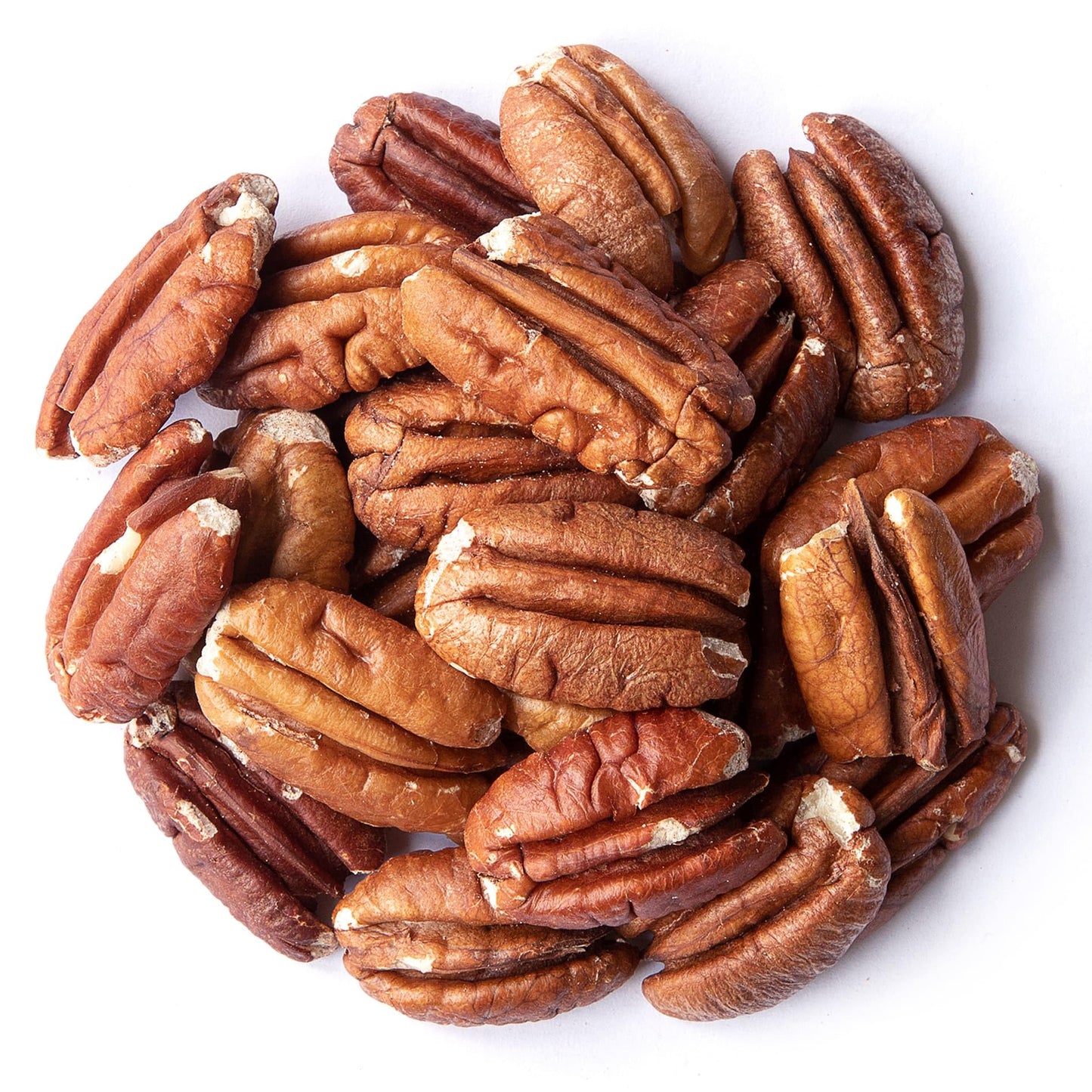 Food To Live - Dry Roasted Pecan Halves, 8 Ounces - Oven Roasted Nuts, Unsalted, No Oil Added, Vegan, Kosher, Bulk. Good Source