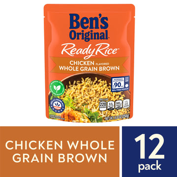 UNCLE BENS Ready Rice: Chicken Whole Grain Brown (12pk)