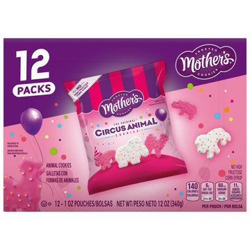 Mothers Cookies, Original Circus Animal, 12 Oz, 12 Count