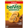 belVita Breakfast Bar Biscuit Sandwiches, Dark Chocolate Creme, 8 Packs (2 Biscuits Per Pack)