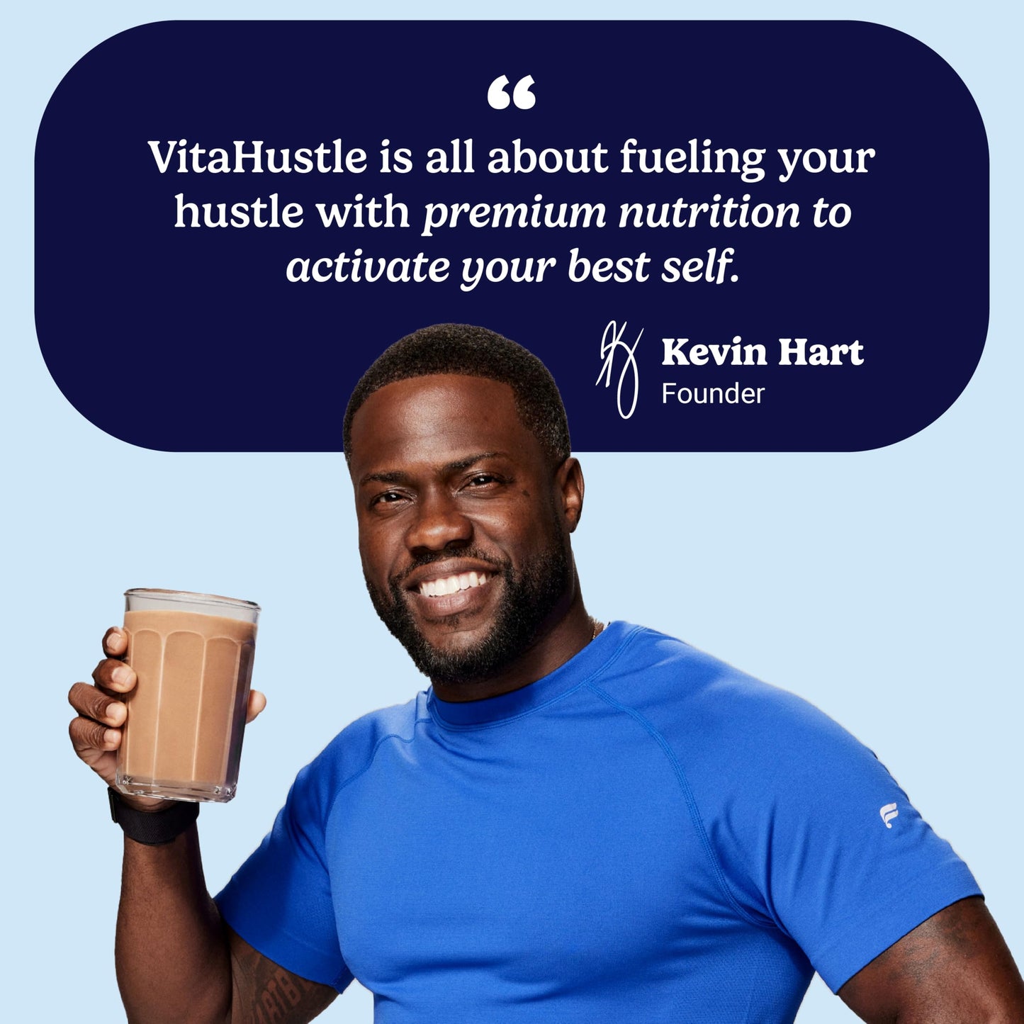 VitaHustle ONE Superfood Meal Replacement Shake, Vegan Protein Powder, 15 Servings, Cookies & Cream Flavor