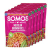 SOMOS Mexican Brown Rice - Gluten Free, Non-GMO, Vegan & Microwavable Meals Ready to Eat - Delicious, Healthy & Convenient - Per