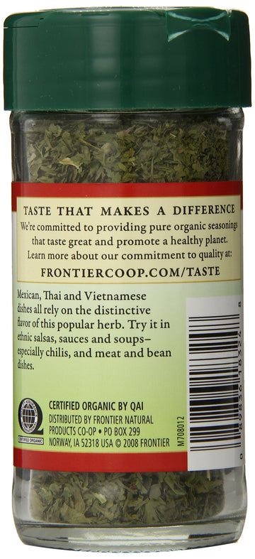 Frontier Organic Cilantro Leaf Flakes, 0.56-Ounce Container (Pack of 6)