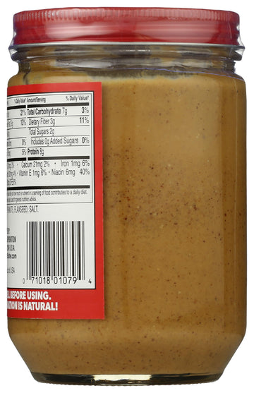 Teddie Smooth All Natural Peanut Butter With Flaxseed (Pack Of 4)
