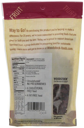 Woodstock Farms Sweet Cranberry 8.5 Oz