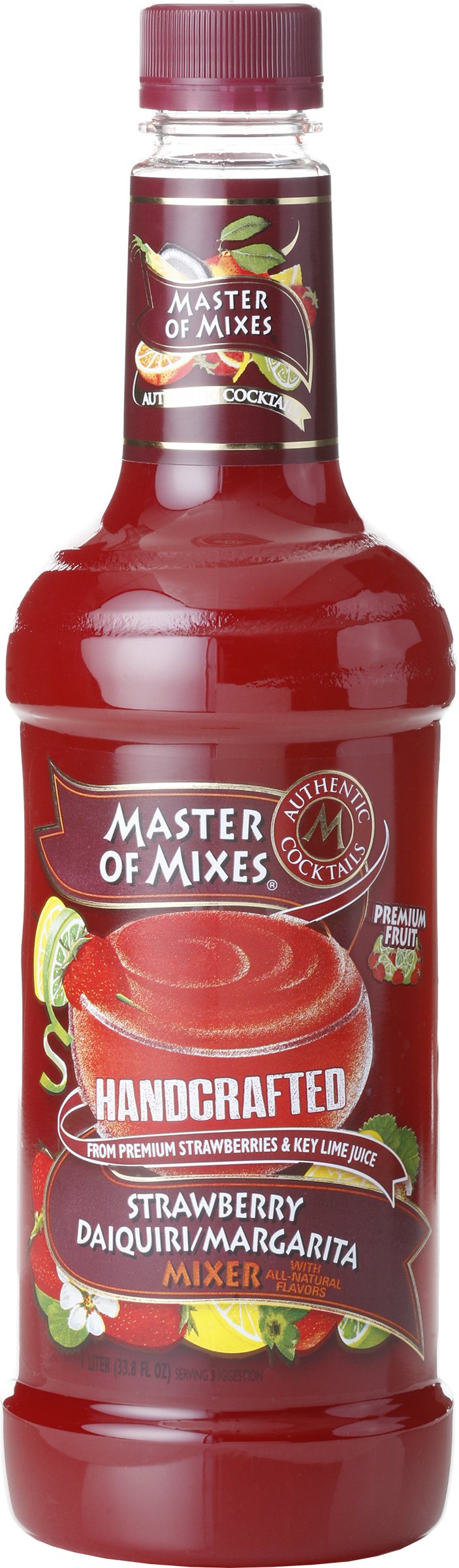 MASTER OF MIXES Strawberry Daiquiri Margherita Mixer, 33.8 Fl Oz, Model 72560