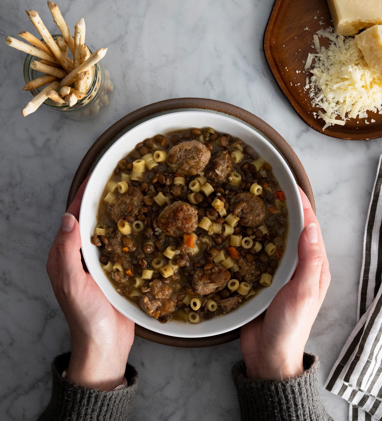 Alessi Autentico Premium Soups, Traditional Flavors, Sicilian Lentil (Sicilian Lentil, 6 Ounce (Pack Of 6))