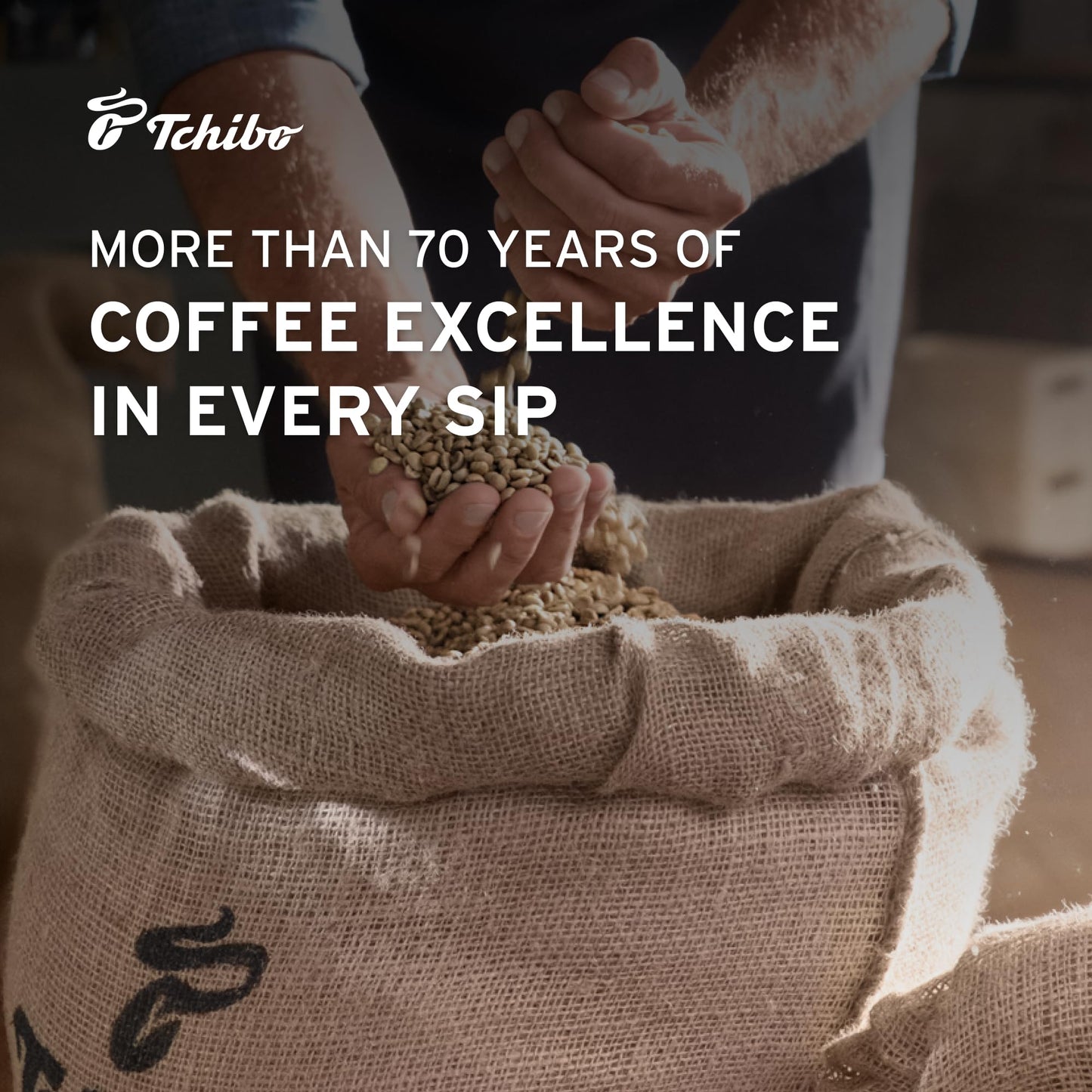 Tchibo Instant Coffee - Gold Selection - Made Of Dark-Roasted Robusta Beans For A Rich Taste And Intense Aroma - 5/6 Intensity, 1/6 Acidity, 5/6 Roast Level - 2 X 7.05 Oz