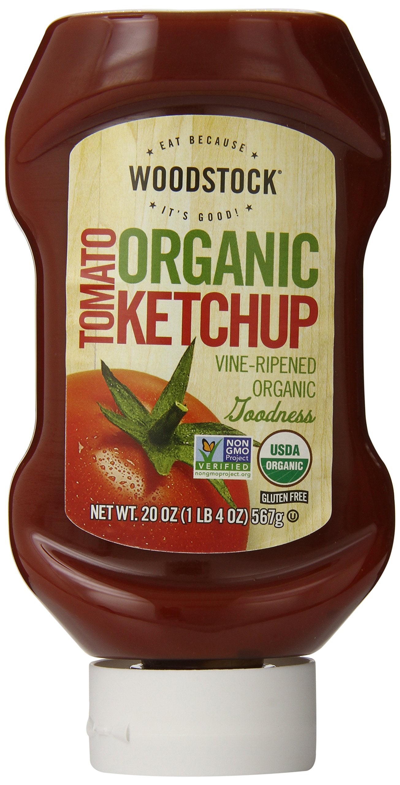 Woodstock Organic Tomato Ketchup, 20 Ounce (Pack of 12)