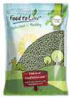 Food to Live Whole Dried Green Peas, 15 Pounds - Green Vatana, Sproutable, Vegan, Kosher, Bulk. Pre-Soak Needed. Rich in Protein