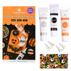 Halloween Frosting Kit with Sprinkles & Eyeballs - 11.31 oz Decorating Set with 3 Frosting Tubes (Orange, Black, White), 4 Nozzl