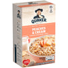 Quaker, Instant Oatmeal, Peaches And Cream, 10 Ct, 10.5 Oz