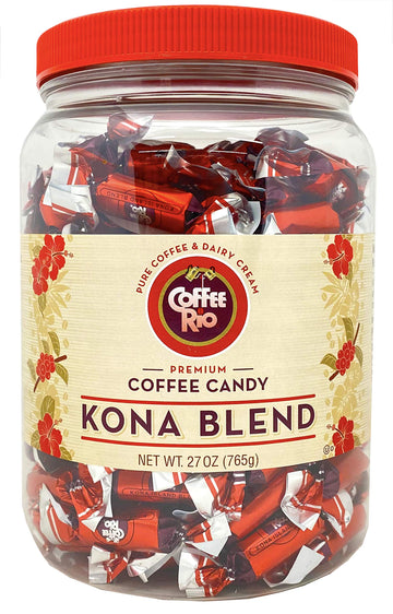 Coffee Rio Bulk Candy Individually Wrapped Coffee Candies, Office Candy, Breakroom Candy, Wrapped Candy For Office, Kona Blend C