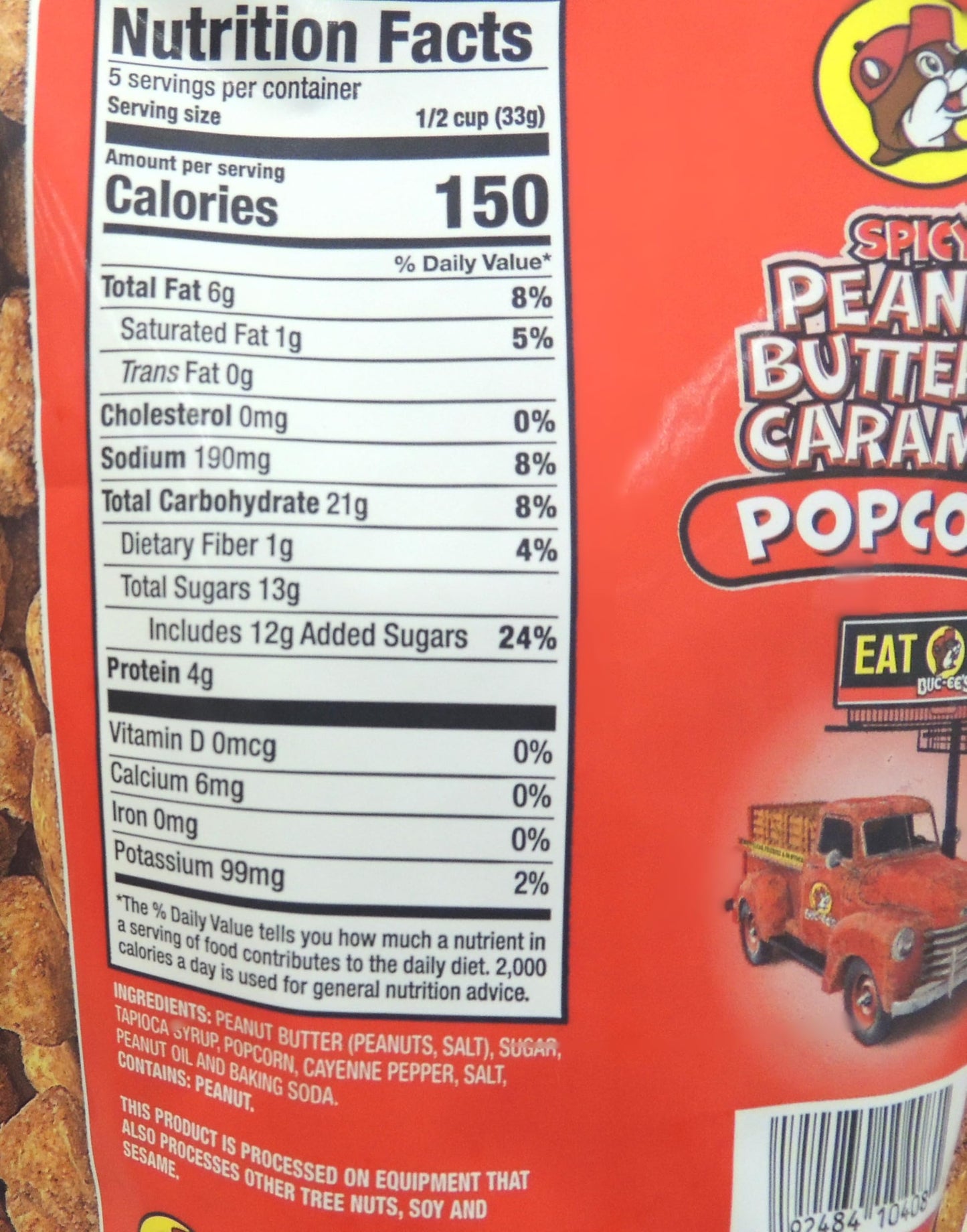 Buc-Ee'S Beaver Peanut Butter Caramel Popcorn Bundle Collection - Classic - Spicy - Cinnamon - 2 Pack 3 Pack 6Pack Snack Mix Res