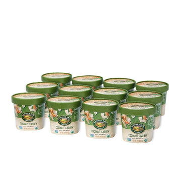 Nature'S Path Organic Toasted Coconut Cashew Instant Oatmeal Cup, Non-Gmo, 7G Plant Based Protein, With Omega-3 Rich Chia Seeds,