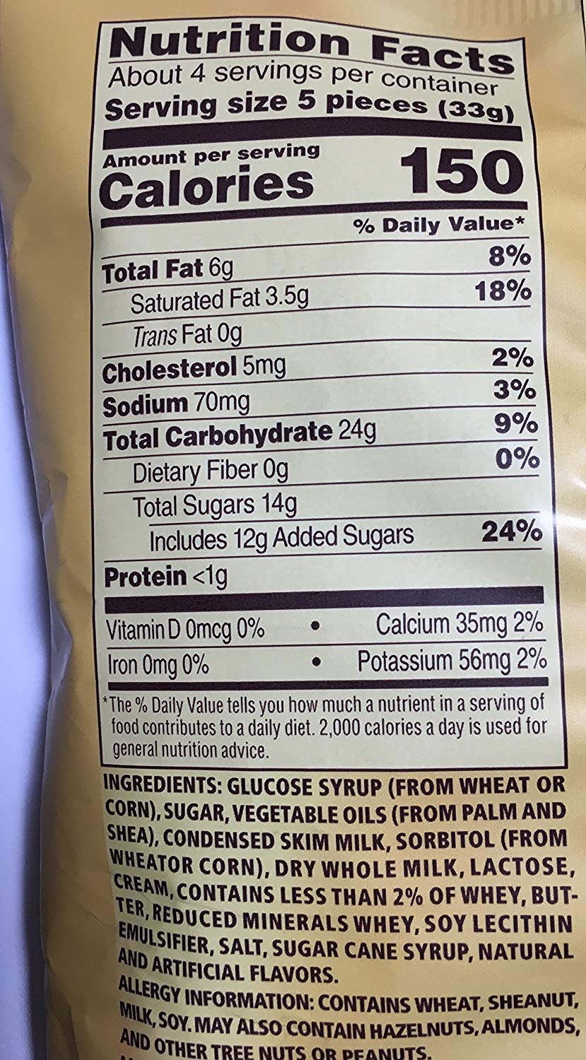 Werther'S Original Vanilla Creme Soft Caramels, 4.51 Oz Pack Of 4