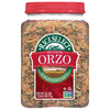 RiceSelect Tri-Color Orzo Rice-Shaped Pasta enhanced Spinach- and Tomato-Flavored Non-GMO Orzo Pasta 26.5-Ounce Jar