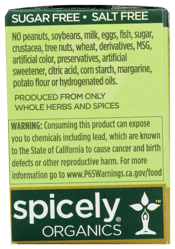 Spicely Organic Peppercorn White Whole (0.35 Oz Ecobox)