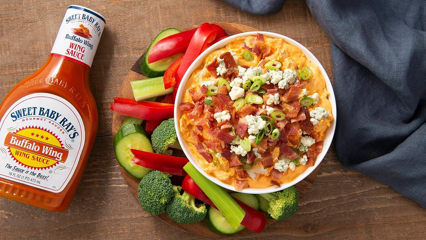 Sweet Baby Ray'S Gourmet Sauce & Marinade Variety Pack 1 Buffalo Wing Sauce, 1 Garlic Parmesan Sauce, 1 Garlic Buffalo Wing Sauc