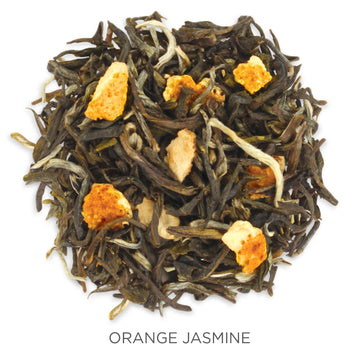 Tea Forte Orange Jasmine Organic Green Tea, Loose Tea Canister Makes 35-50 Cups, 3.53 Ounces