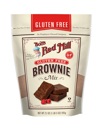Bobs Red Mill Gluten Free Brownie Mix - 21 Oz Bag - Kosher - Model DRBG38343