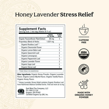 Yogi Tea Relaxation & Stress Relief Tea Variety Pack - 16 Tea Bags x 3 Packs - Honey Lavender, Bedtime & Chamomile Teas