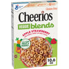 Cheerios Veggie Blends Breakfast Cereal, Apple Strawberry Flavored, Made With Fruits And Veggies, 10.6 Oz