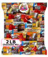 Chocolate Party Favor Candy Mix - 2 lb Pinata Stuffers Candy Bulk - Goodie Bag Stuffers for Kids Party Favors - Chocolate Candy Variety Pack Bulk - Bulk Candy Individually Wrapped Candies
