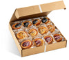 Fruit Danish Pastries | Christmas Holiday Corporate Food Gifts In Gift Box |12 Individually Wrapped Assorted Fruit Filled Cinnam