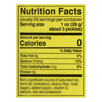 Olive Kosher Petite Dills Fresh Pack Pickles 46 Fl. Oz.