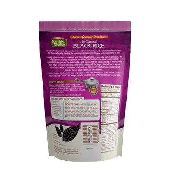 Nature'S Earthly Choice All Natural Rice, Black, 14 Ounce