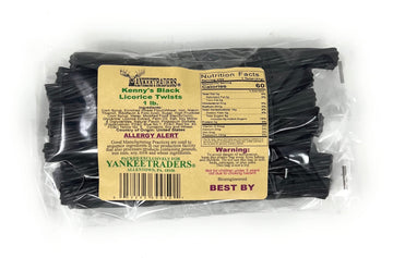 Kennys Licorice Twists, Black, 1 Pound