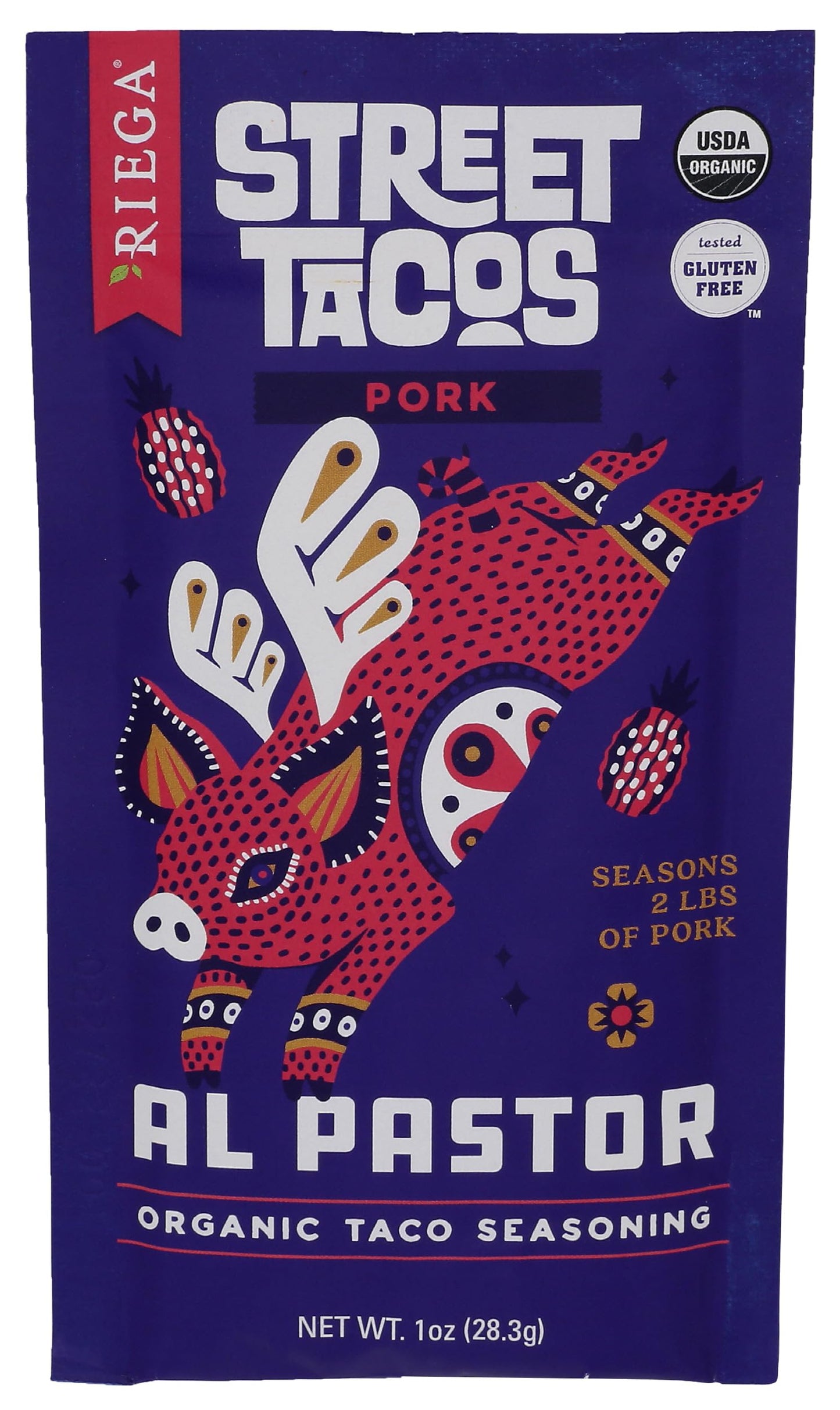 Riega, Seasoning Street Taco Al Pastor Organic, 1 Ounce