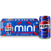 Pepsi Wild Cherry Cola Soda Pop Mini Cans, 7.5 Ounce Mini Cans (10 Pack) (Packaging May Vary)