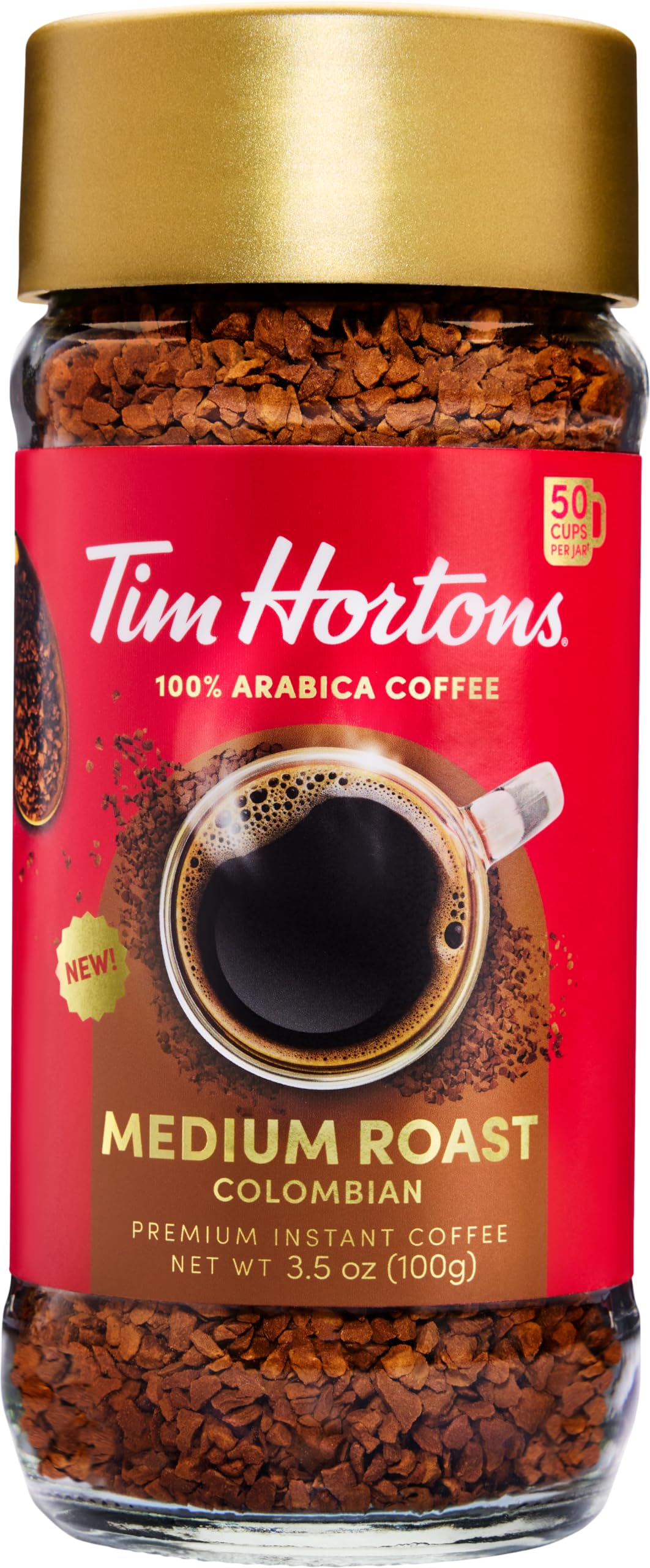 Tim Hortons Oriflavor Blendal Blend Instant Coffee 3.5Oz Jar