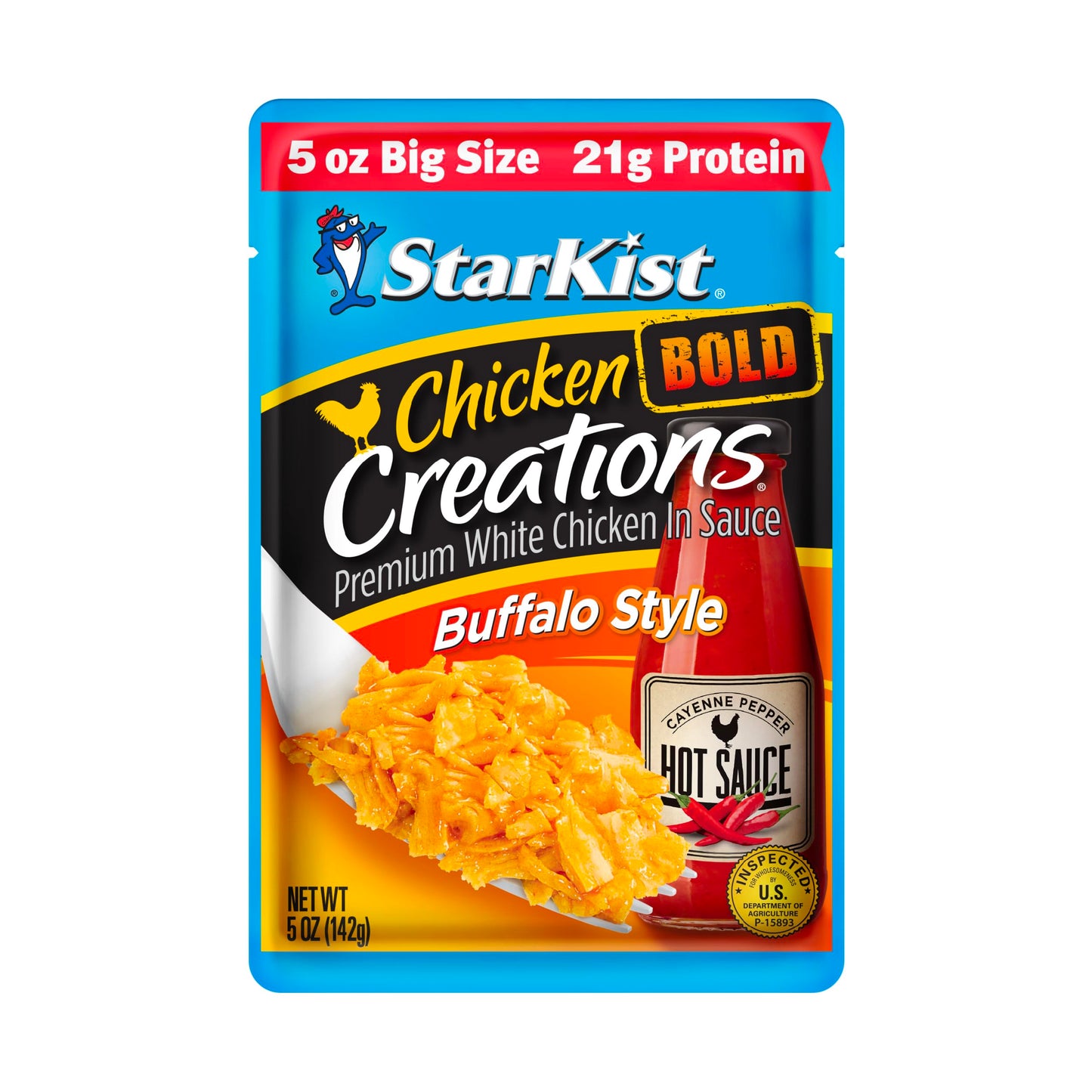 Starkist Chicken Creations Bold Buffalo, 5 Oz Pouch “Big Size” (Pack Of 12)