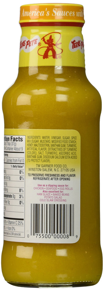 Texas Pete Honey Mustard Sauce - 12 Oz