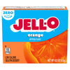 Jell-O Gelatin Dessert Mix, Orange Flavored, Fat Free, Sugar Free, 0.3 oz (Pack of 4)
