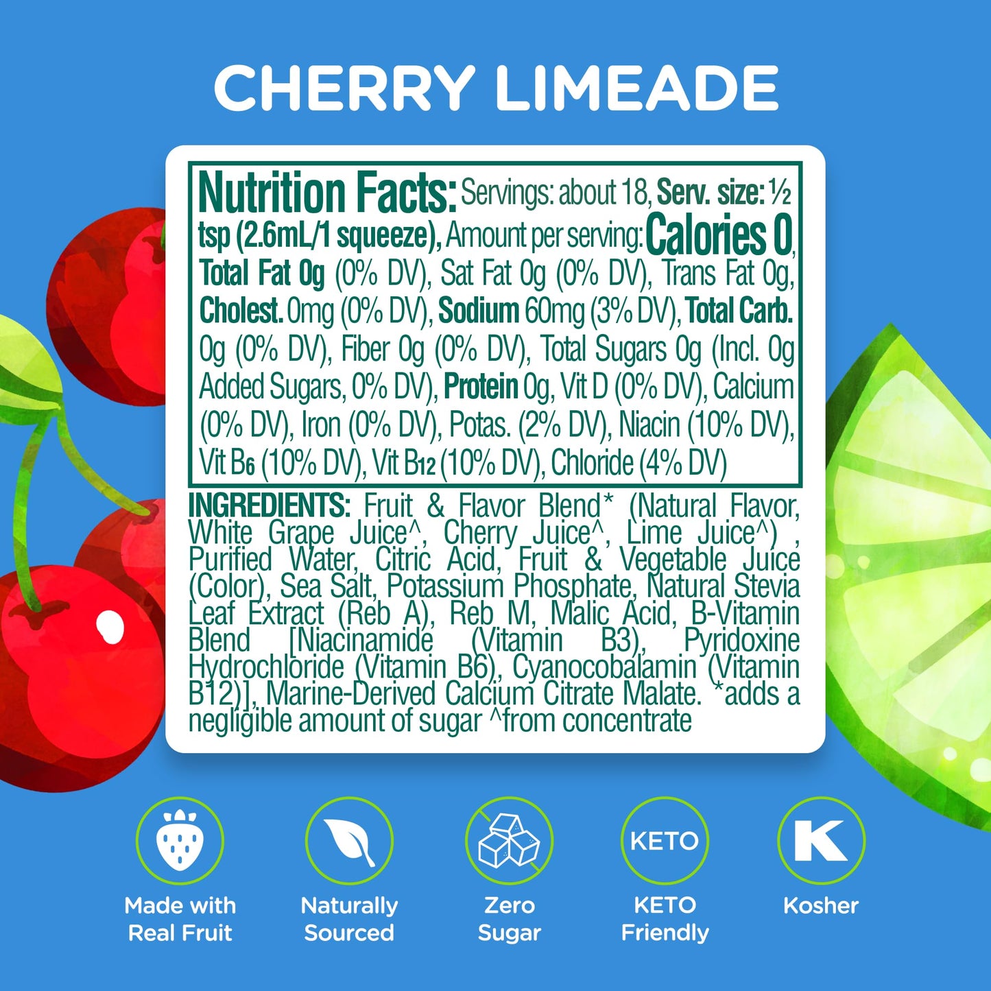 Stur Electrolyte Water Enhancer | Sweetened With Stevia | High In Vitamin C & Antioxidants | Sugar Free | Zero Calories | Keto |