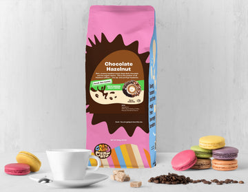 Crazy Cups Decaf Flavored Ground Coffee Variety Pack Includes Chocolate Hazelnut French Vanilla and Death by Chocolate For Brewing Flavored Hot or Iced Decaf Coffee Variety 3 Pack
