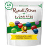 Russell Stover Sugar Free Chocolate Candy Coated Peanut Gems, 7.5 Ounce Bag